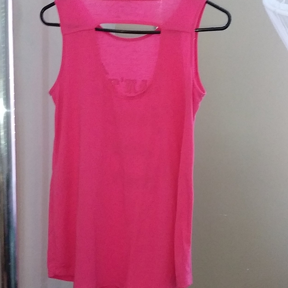 Pink Cant talk just Text girls tank - Picture 2 of 3